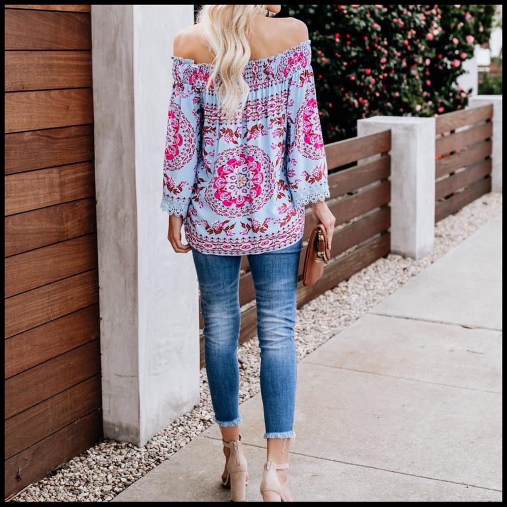 Summer Florals Top - Picture 5 of 8